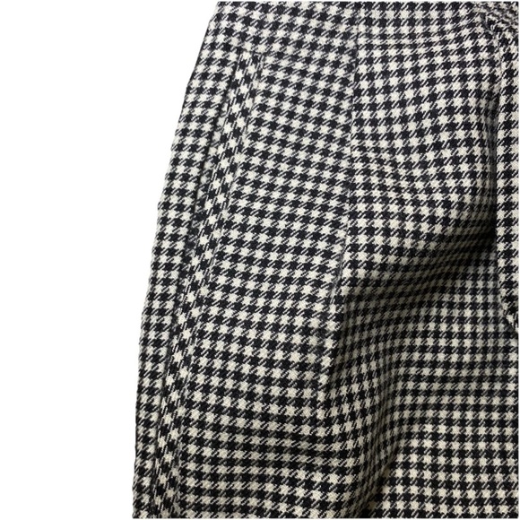 Vintage Giorgio Sant'Angelo Wool Checkered Black White Women’s Dress Pants Sze 6 - Picture 4 of 8
